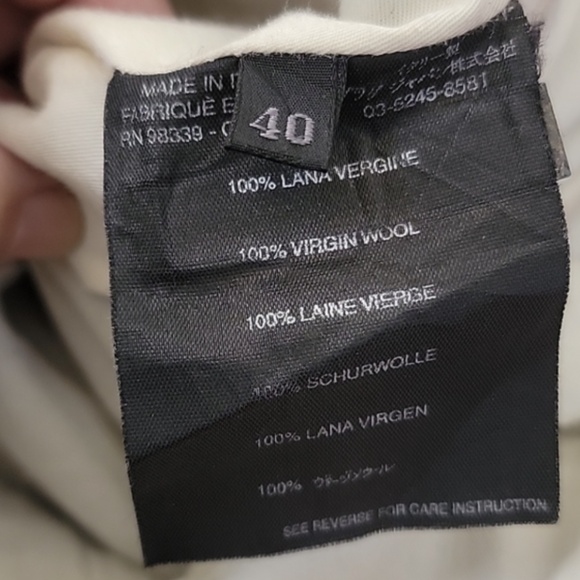 Prada Asymmetric Button Front Virgin Wool Skirt IT 40 US S RARE - Picture 5 of 6